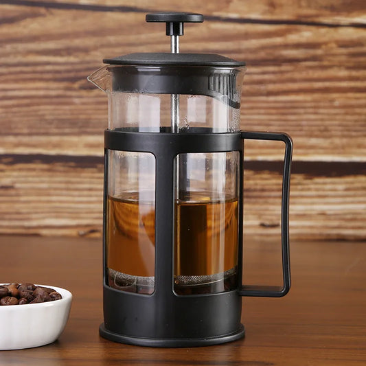 Borosilicate Glass French Press Coffee Maker (20oz)- 5 Cup Capacity Coffee Press