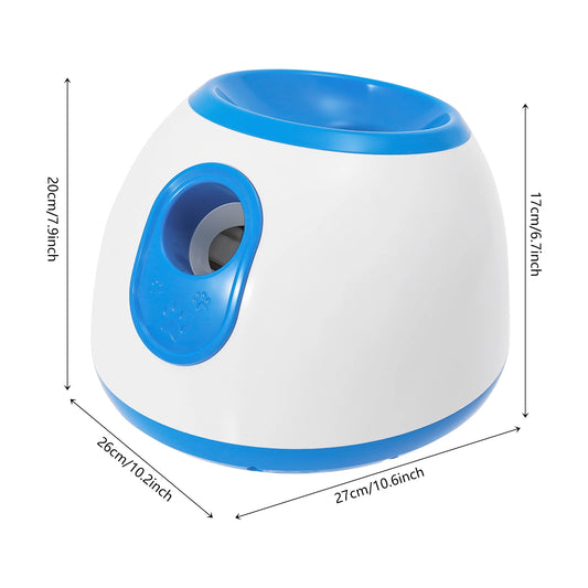 Automatic Ball Launcher for Dogs, Adjustable 10-30ft Throw Distance Includes 2" Machine-Washable Balls