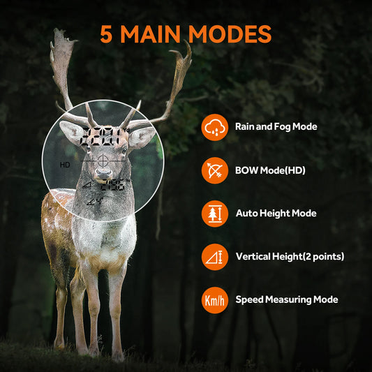 Range finder 7° Big Field 656Yd laser rangefinder