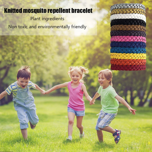 12pcs Anti Mosquitoes Wrist Bands Reusable Safe Wristbands