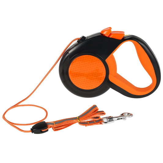 8M Retractable Lead Heavy Duty Pet Walking Leash with Strong Reflective