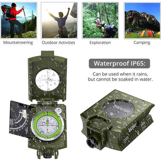 Professional Compass Metal Waterproof