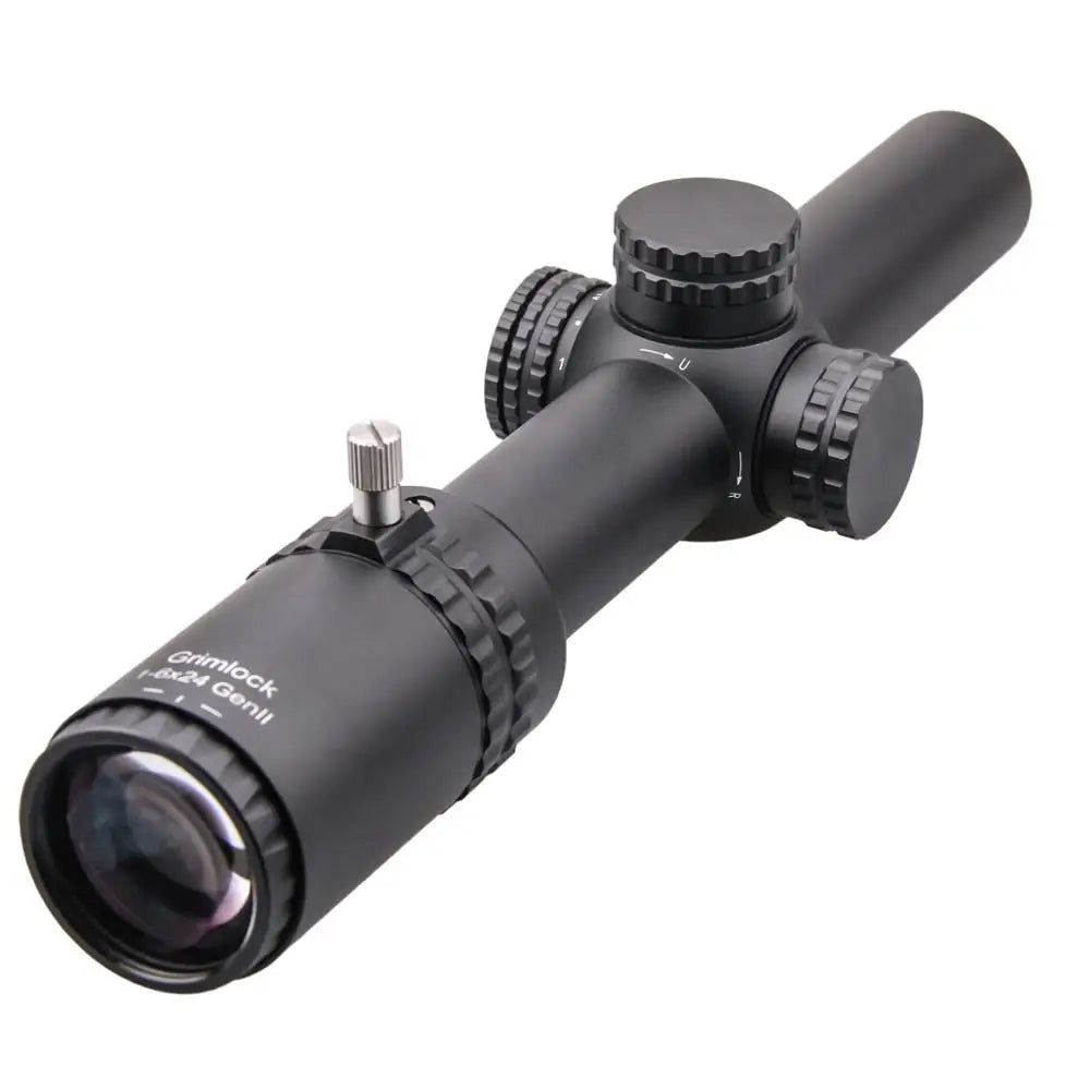 1-6x24 BDC (MOA) Ballistic Reticle Rifle Scope Center Dot Illuminated