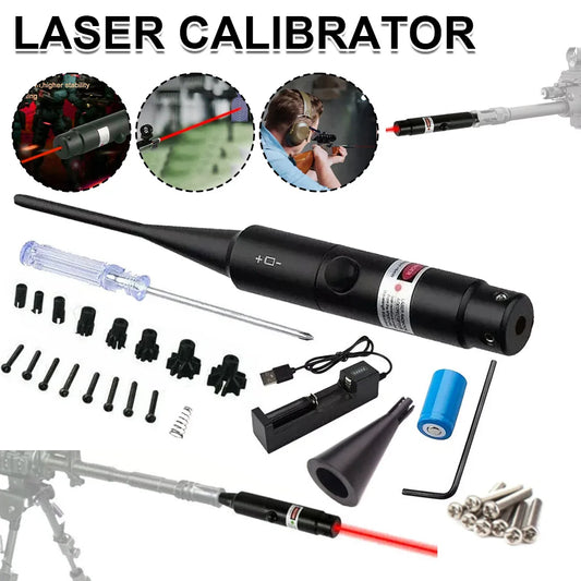 Green/Red Las-er Alignment Tool w/Adapters
