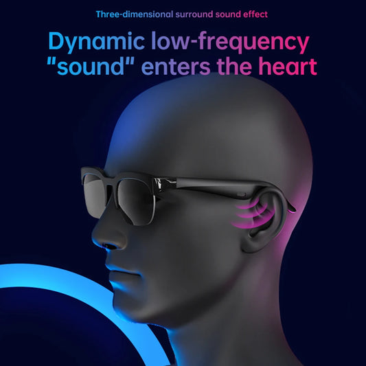 Smart Glasses AI Translator Hands-Free Music & Calls BT Sunglasses