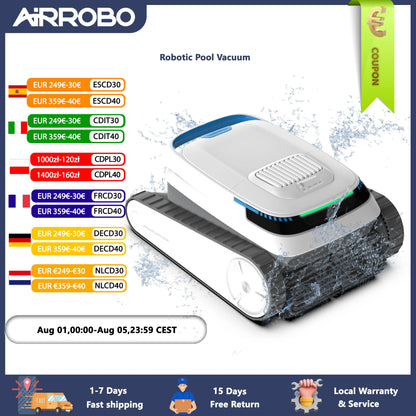 Pool Vacuum for Inground Pools, Smart Navigation Pool Cleaner Robot, Wall Climbing Pool Cleaner,120 Min Run Time