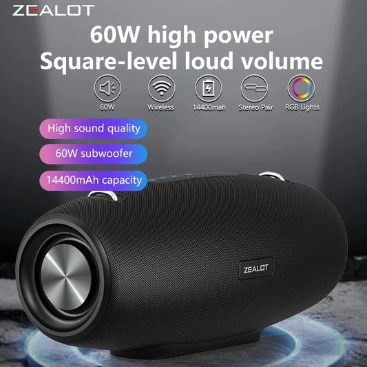 Wireless Speaker WithShoulder Strap,Outdoor,Waterproof,Portable