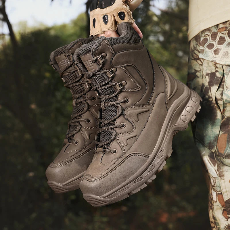 Men's hiking boots outdoor combat walking