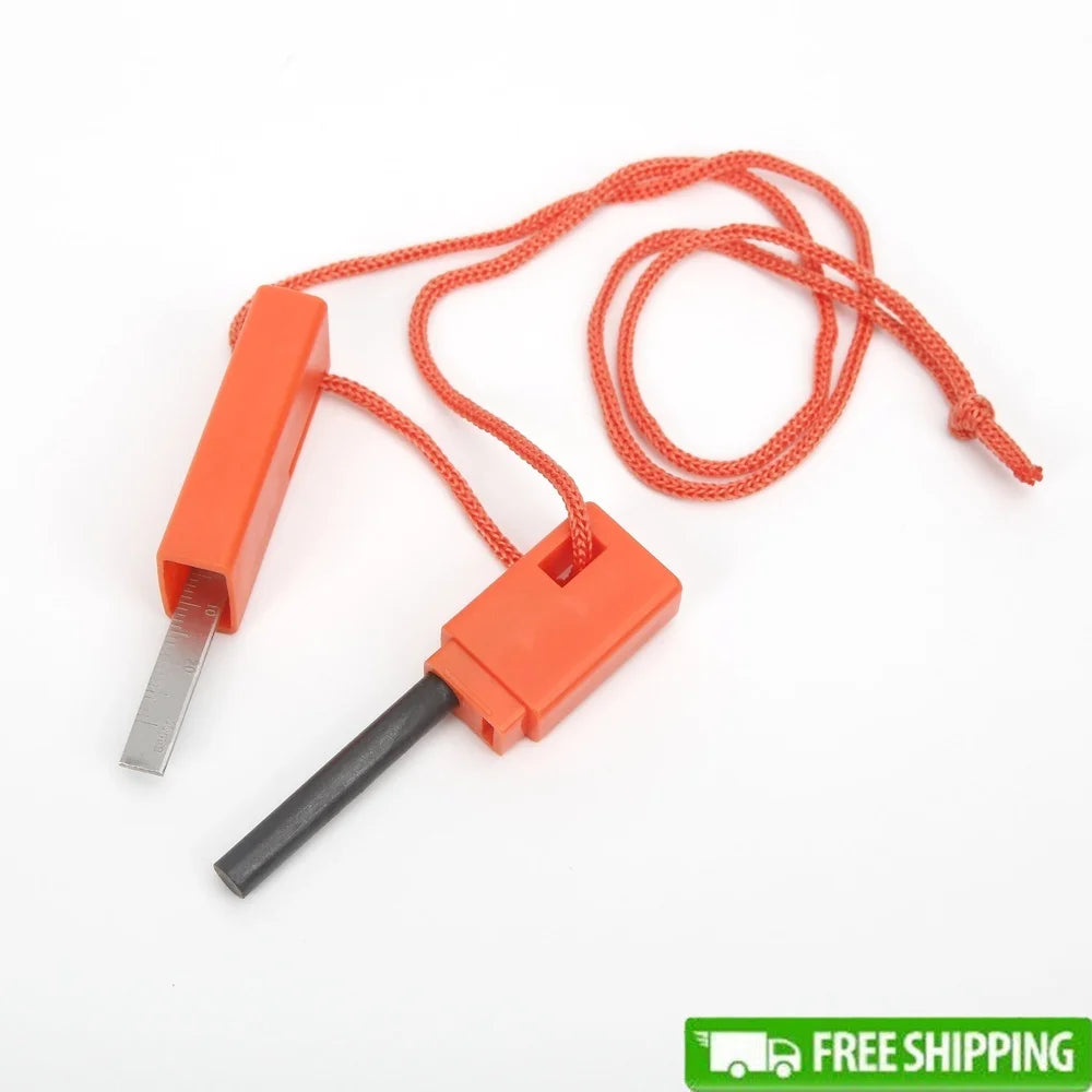 Compact Flint Steel Fire Starter Waterproof Tool