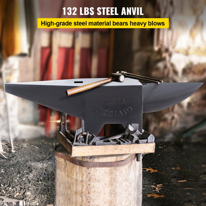 Steel Single Round Horn Anvil