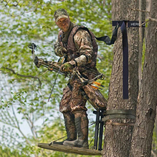 HERCULES Hunting Tree Strap - Quick Connect Safety Harness Tree Strap