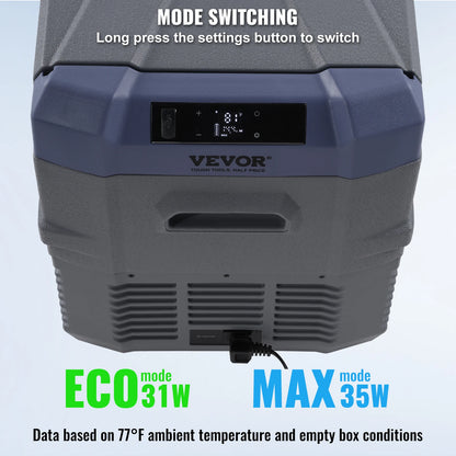 Car Refrigerator  12 Volt Car Refrigerator Fridge  37 L -4℉-68℉ 12/24V DC and 100-240V AC for Camping and RV