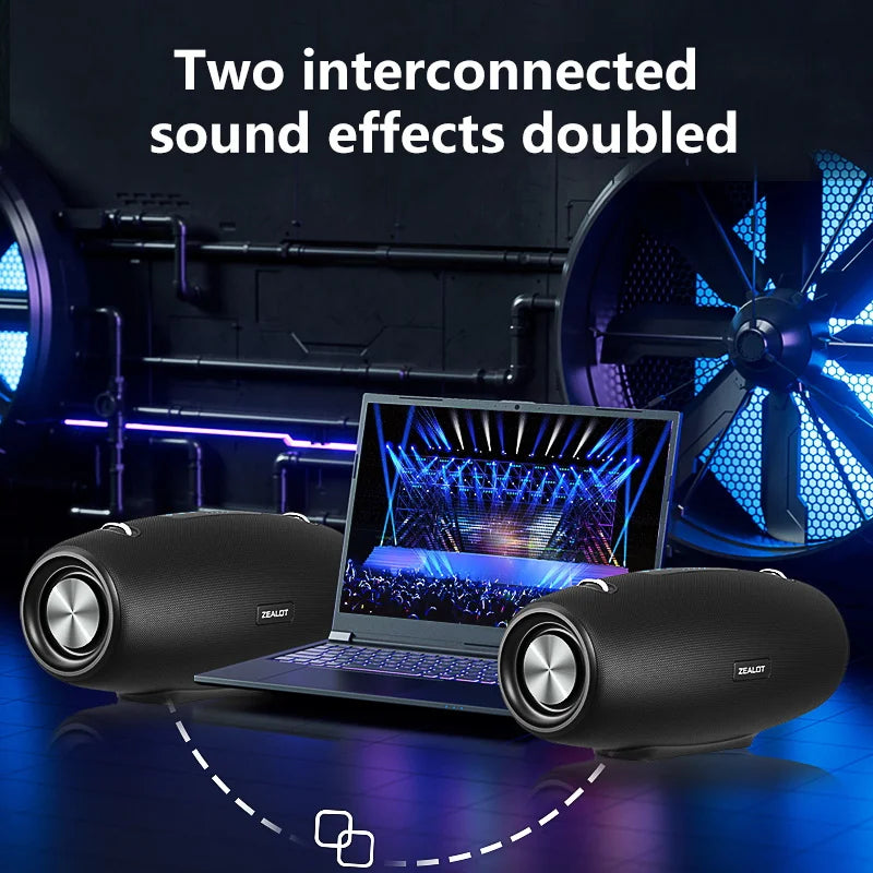 Wireless Speaker WithShoulder Strap,Outdoor,Waterproof,Portable