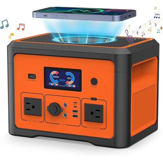 Portable Power Station 1800W Solar Generator with UPS Battery Backup