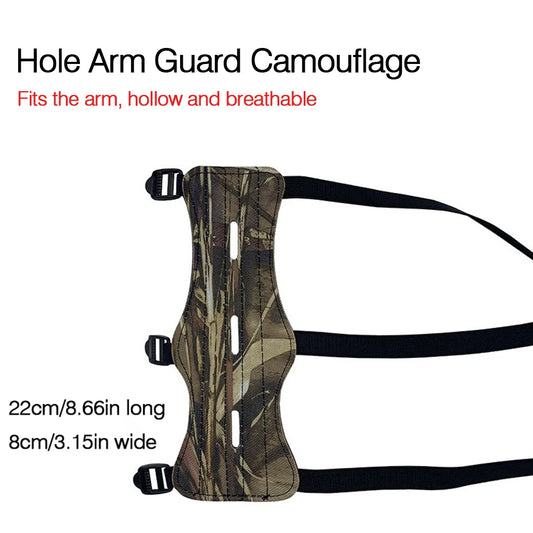 Protective arm guard with holes protective