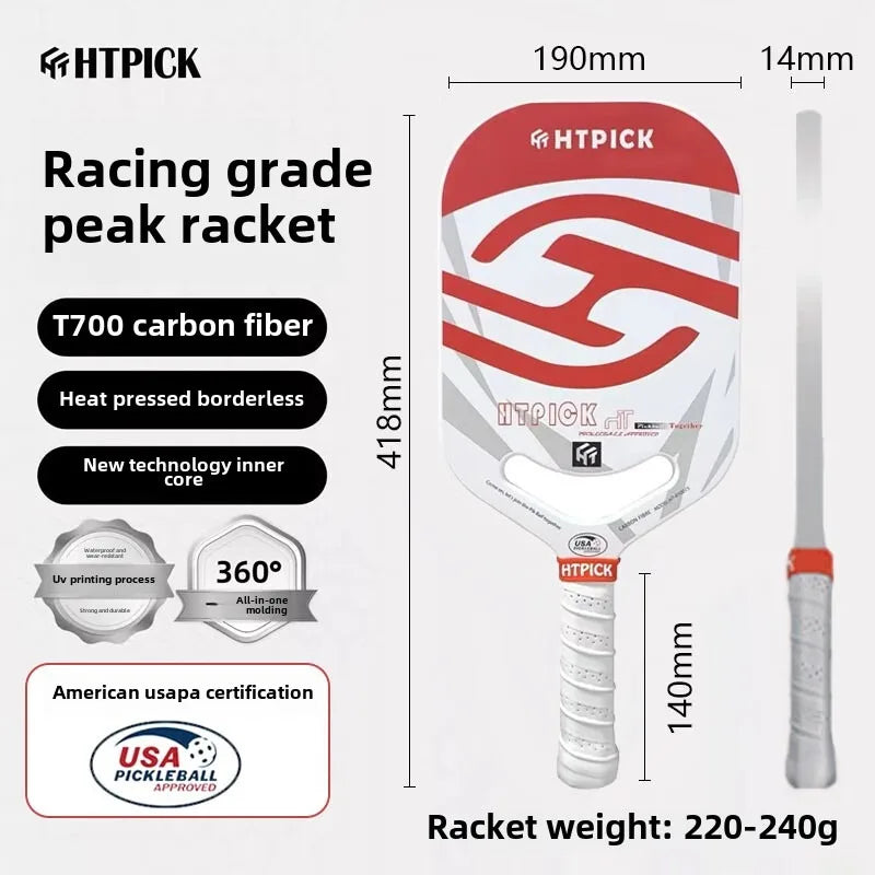 Competition T700 Carbon Fiber Pickleball Racket