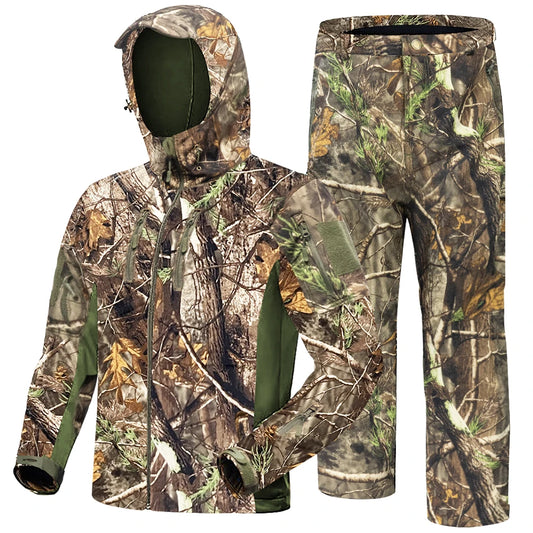 Multifunctional Hunting Clothes ,Water Resistant, Silent Hunting Jacket and Pants