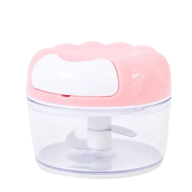 Small Garlic Grinder Manual Multi-function Garlic Chopper Crusher Press Food Vegetables