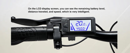 1000W Peak 48V Electric-Bike with Removable Battery