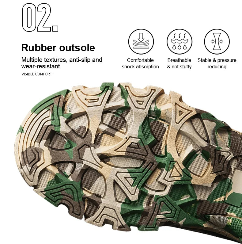 Hiking / Hunting Boots Soft Toe, Slip Resistant , Waterproof