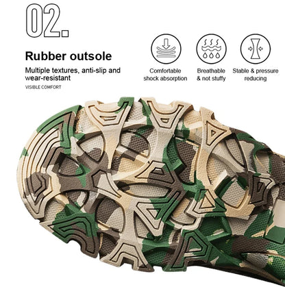 Hiking / Hunting Boots Soft Toe, Slip Resistant , Waterproof