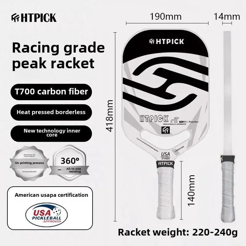 Competition T700 Carbon Fiber Pickleball Racket