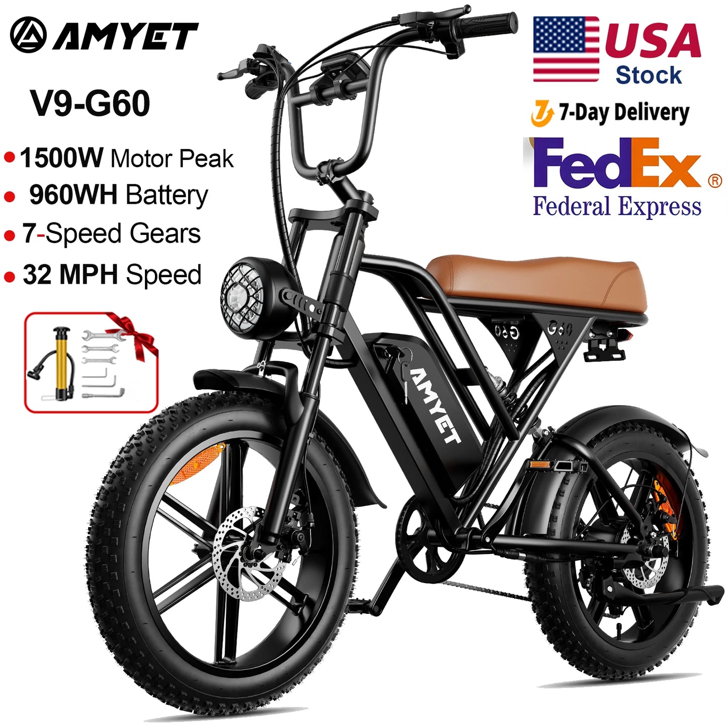 Adults Electric 1000W Motor Bicycle 48V 20AH 20“ Tire