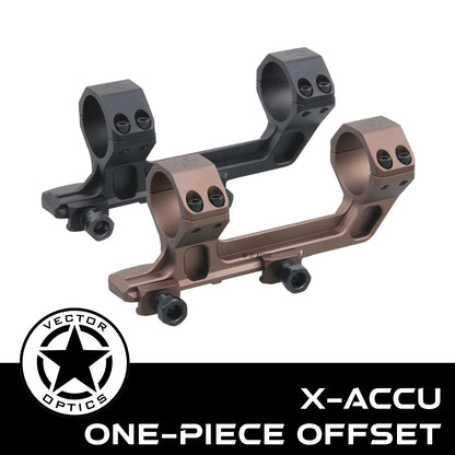 Vector Optics 30mm One-Piece Offset Mount 0 MOA Type Extended Tactical Style Light Weight