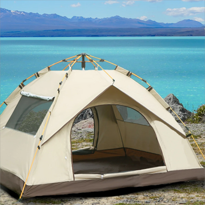 Travel Camping Tent Two Doors & Windows