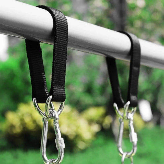 Heavy-Duty Multipurpose Metal Hanging Straps Set of 2