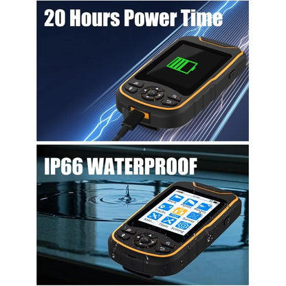 GPS Handheld Navigator, Portable Hiking GPS Multi-GNSS Support