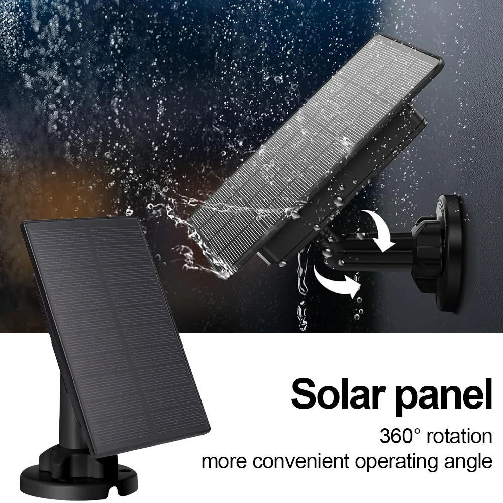 Trail Cam Solar Panel 360° Rotation Build Solar Battery Charger Kit