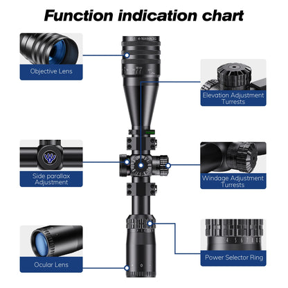 Tactical 4-16x44 AOE Riflescope Hunting Scopes Tactical