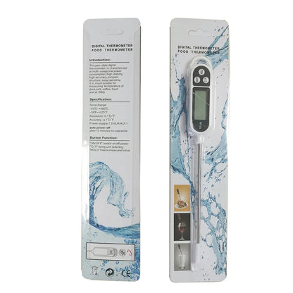 Electronic Food Thermometer Instant Read Meat Thermometer LCD Display Digital