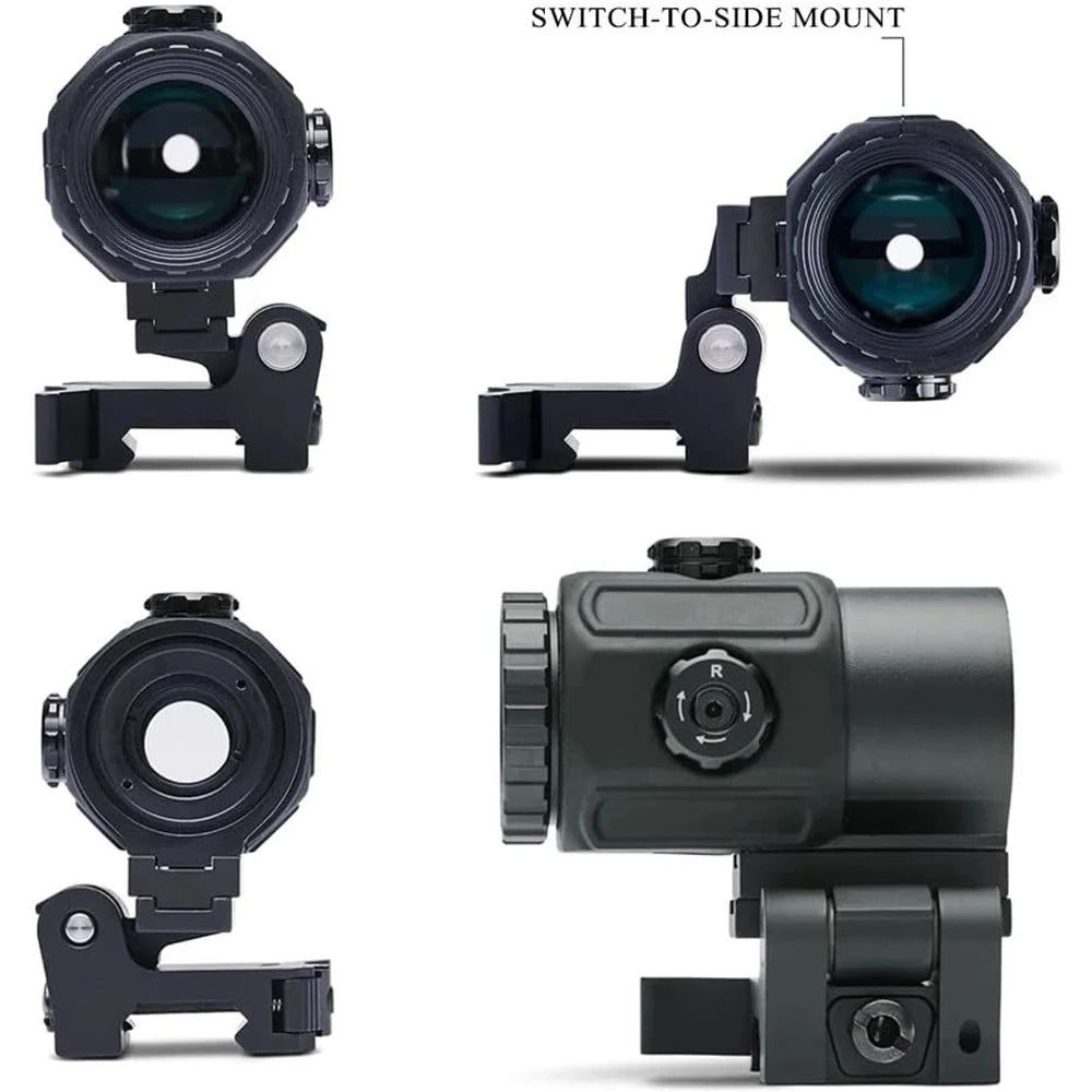 Holographic Collimator Sight 558+G33/G45 Red Dot Optic Sight W/20mm Rail Mounts&Quick Detach Lever