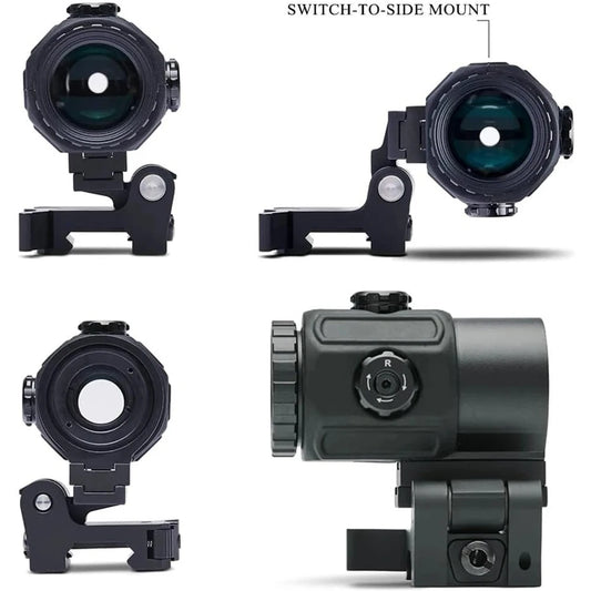 Holographic Collimator Sight 558+G33/G45 Red Dot Optic Sight W/20mm Rail Mounts&Quick Detach Lever