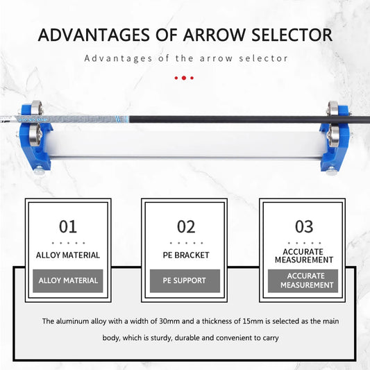 Aluminum Alloy Arrows Straightness Detection Tool Spinner Detector Accurate Measurement Archery