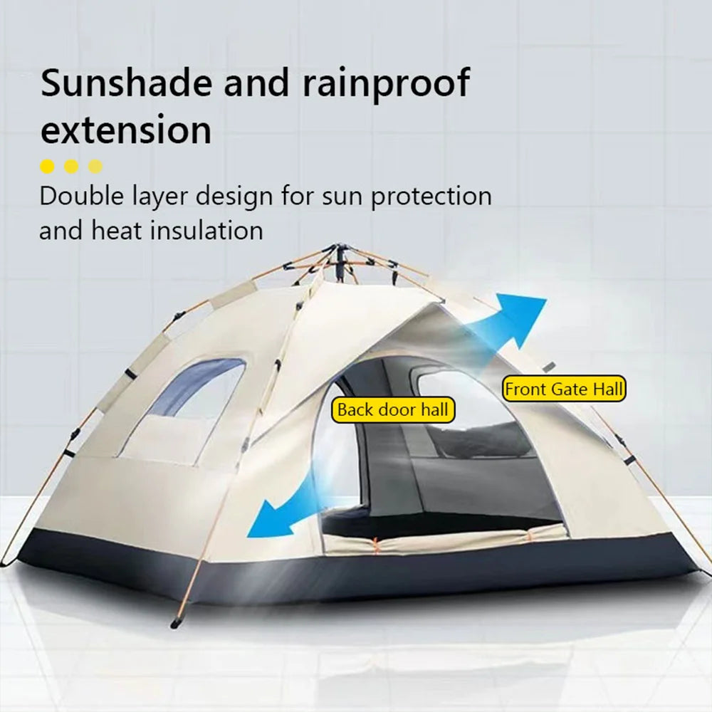 Automatic Quick-opening Tent  Tent Two doors & two windows