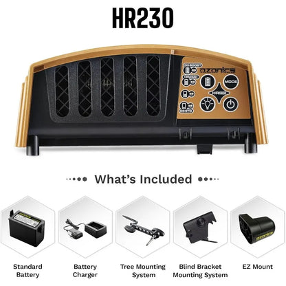 Advanced Scent Eliminator for Hunting | Ozone Generator for Blinds & Stands | Rechargeable & Tree Mount