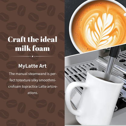 SEJOY CM7000 Espresso Machine with Built-in Grinder Fully Automatic Coffee Maker 20 Bar Professional  Milk Frother