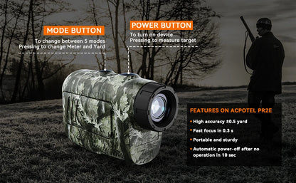Range finder 7° Big Field 656Yd laser rangefinder