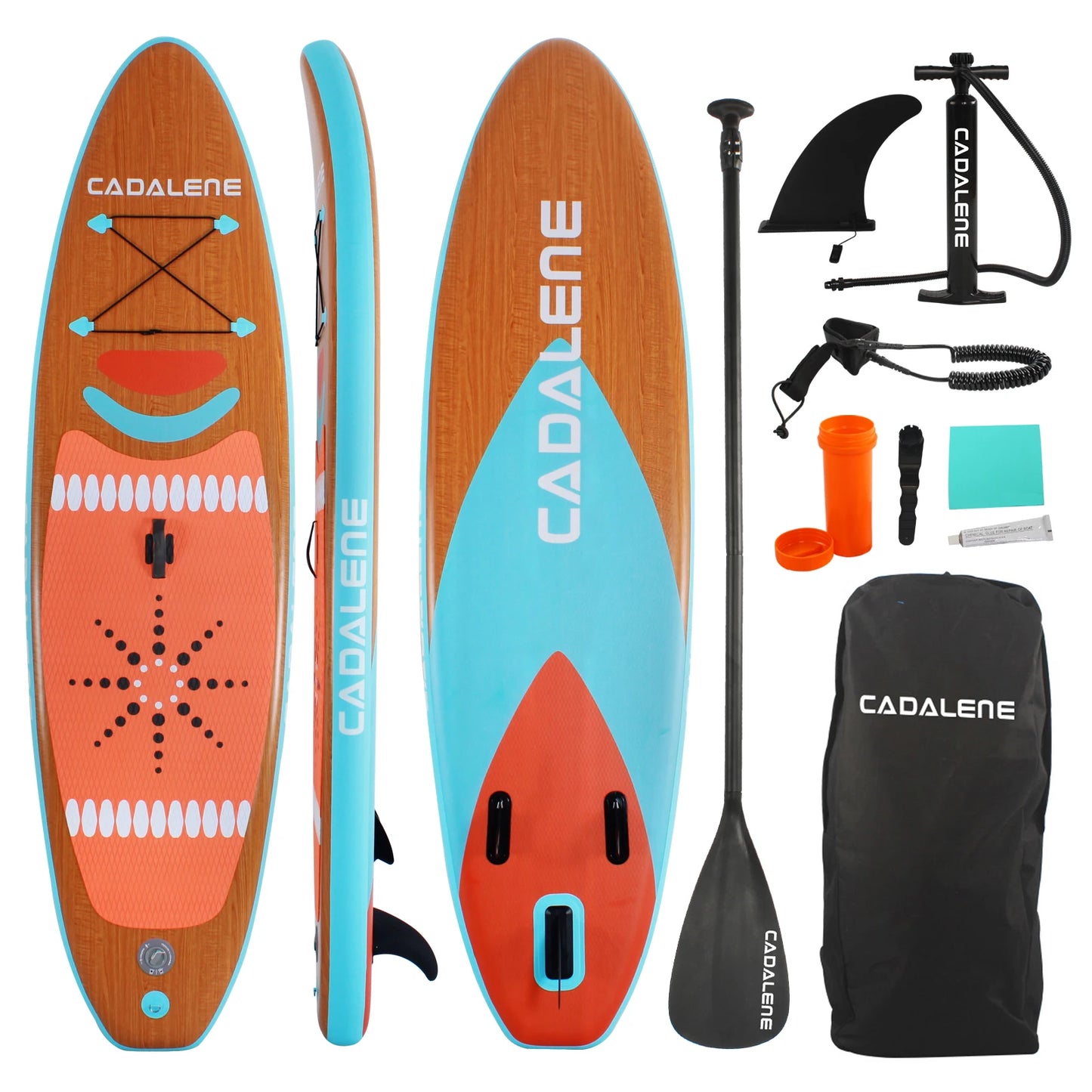 10' Inflatable Stand Up Paddle Board with Accessories, Non-Slip Comfort Deck