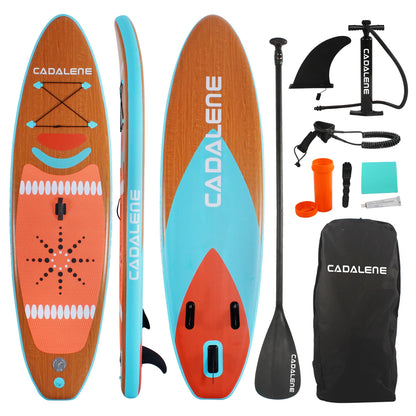 10' Inflatable Stand Up Paddle Board with Accessories, Non-Slip Comfort Deck