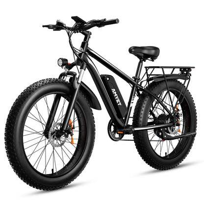 Electric Bike for Adults 1000W Electric Bicycle 48V 15AH E Bike 26" Fat Tire Mountain 31mph Dual Shock Absorber