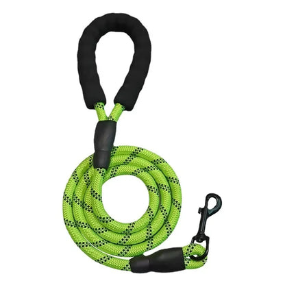 1.5m Dog Leash Nylon Reflective Dogs Leash for Small Medium Large Dog Comfortable Soft Handle
