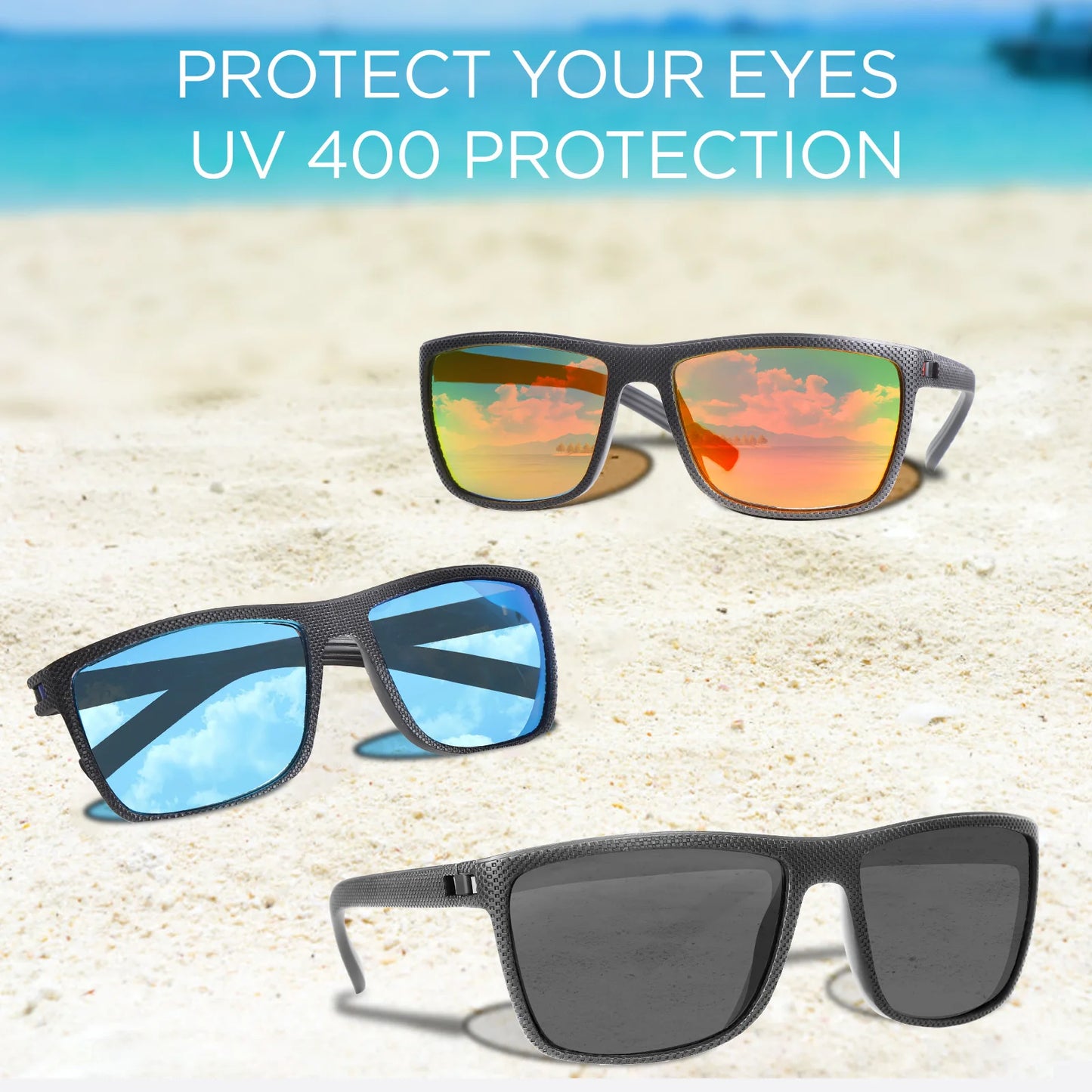 Lightweight Sun Glasses  Blue Light Blocking Driving Sun Glasses