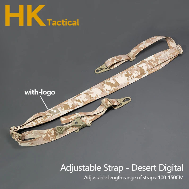 Tactical Sling Modular Gun Sling Removable 2 Point / 1 Point 2.25"