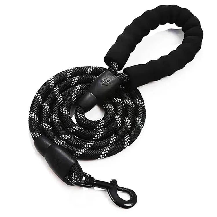 1.5m Dog Leash Nylon Reflective Dogs Leash for Small Medium Large Dog Comfortable Soft Handle