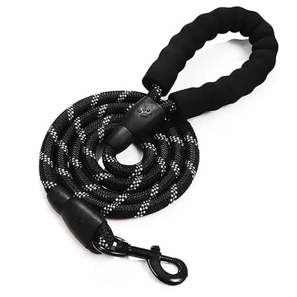 1.5m Dog Leash Nylon Reflective Dogs Leash for Small Medium Large Dog Comfortable Soft Handle