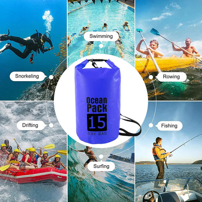 15-2L Swimming Waterproof Dry Bag  IPX6 Waterproof Bag